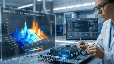 Inferring Institutional Views on Memory via Quarterly Holdings Changes in AI Infrastructure ETFs