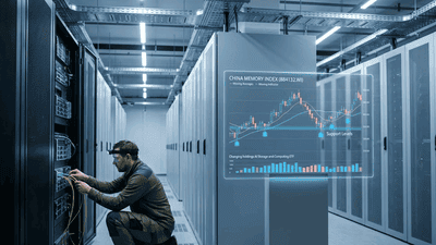 Technical Structure Analysis and Key Support Levels for China Memory Index (884132.WI)